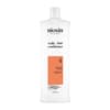 Nioxin Scalp + Hair Thickening System 4 Conditioner for Coloured, dry and damaged hair with Progressed Thinning, 1L