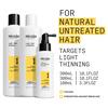 Nioxin Scalp + Hair Thickening System 1 for Natural Hair with Light Thinning, Loyalty Kit