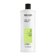 Nioxin Scalp + Hair Thickening System 2 Shampoo for Natural Hair with Progressed Thinning, 1L