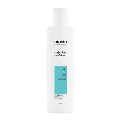 Nioxin Scalp + Hair Thickening System 3 Conditioner for Coloured, dry and damaged hair with Light Thinning, 300ml