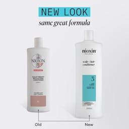 Nioxin Scalp + Hair Thickening System 3 Conditioner for Coloured, dry and damaged hair with Light Thinning, 1L